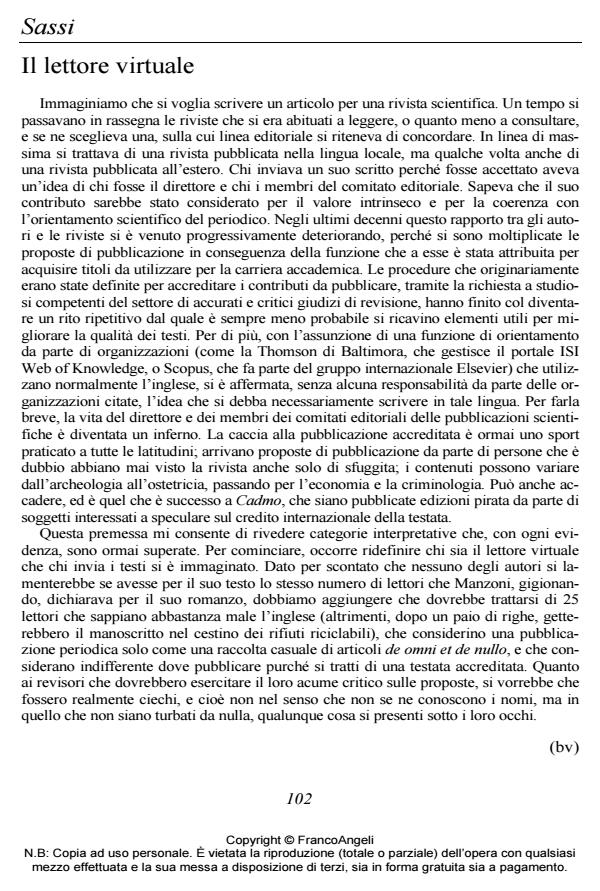 Anteprima articolo