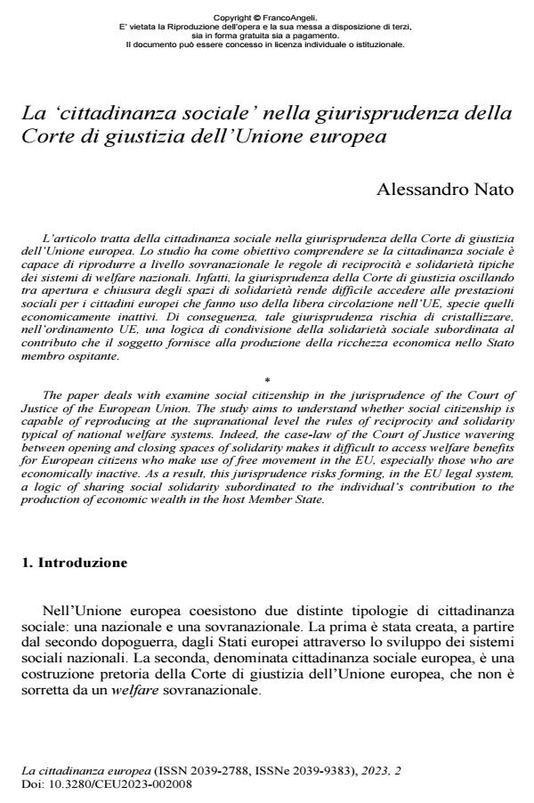 Anteprima articolo