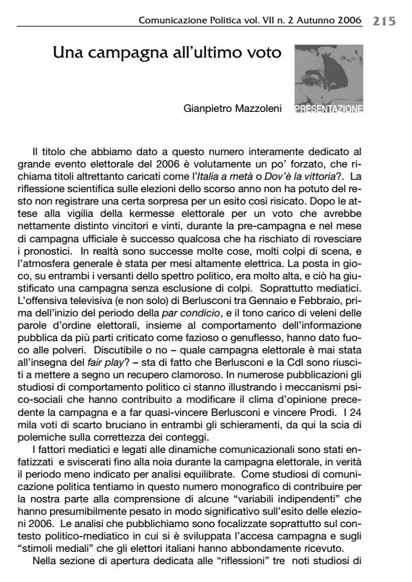 Anteprima articolo