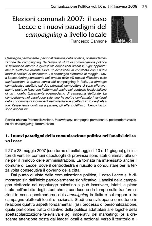 Anteprima articolo