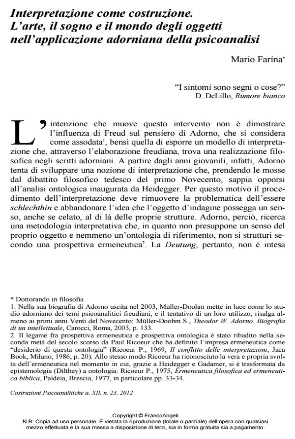 Anteprima articolo