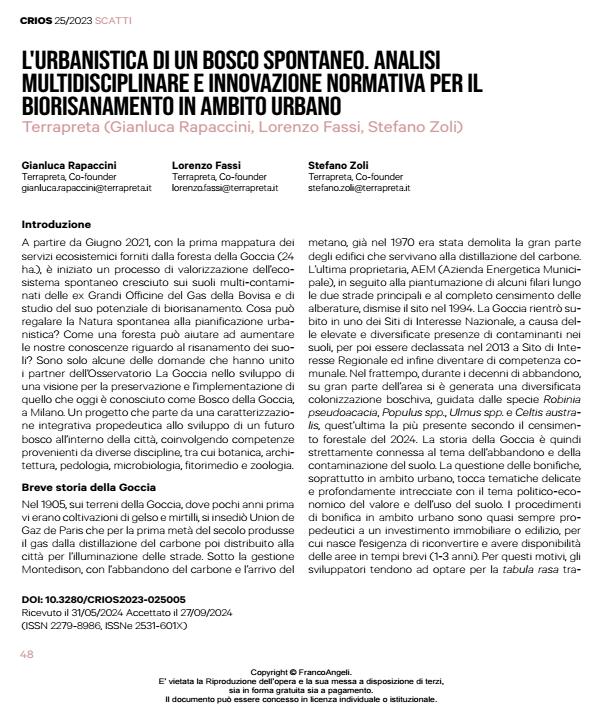 Anteprima articolo