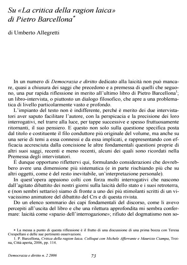 Anteprima articolo