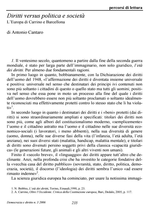 Anteprima articolo