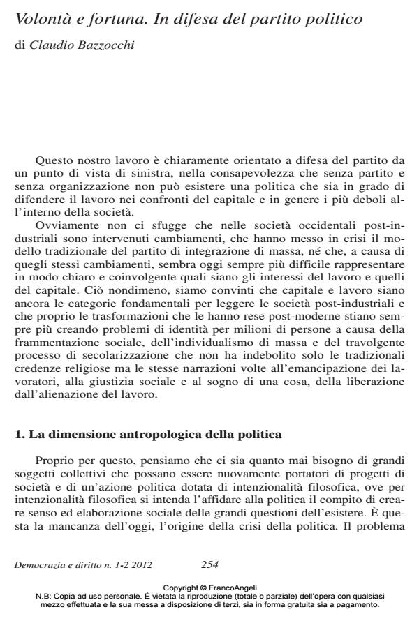 Anteprima articolo