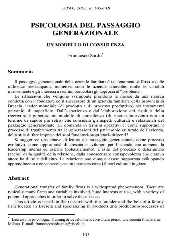 Anteprima articolo