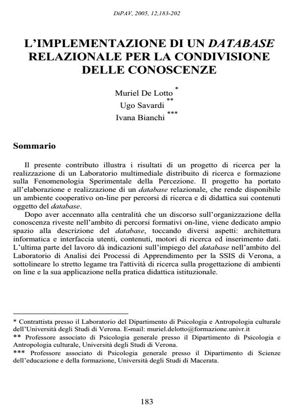 Anteprima articolo