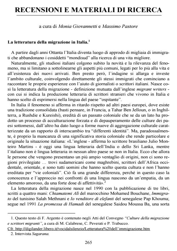 Anteprima articolo