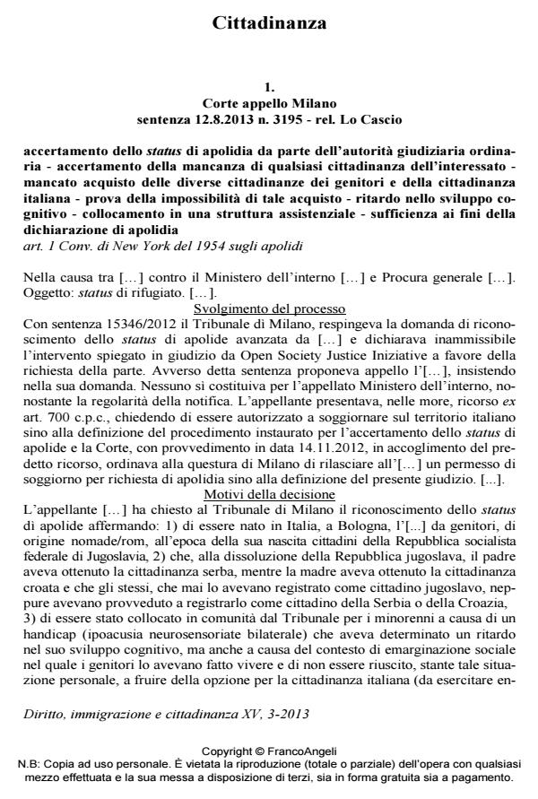 Anteprima articolo