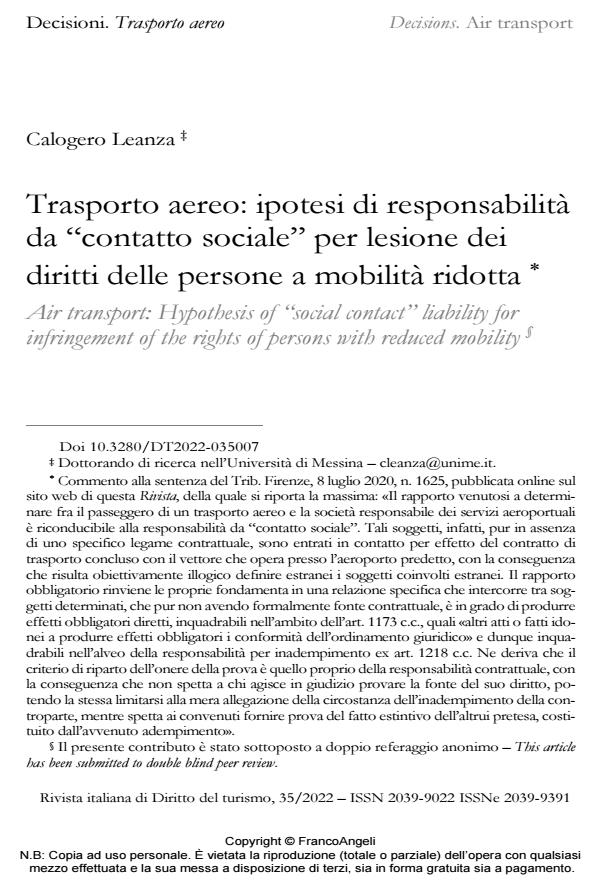 Anteprima articolo