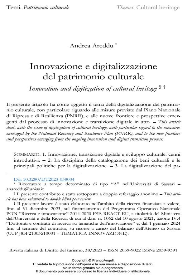 Anteprima articolo