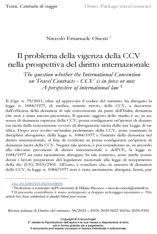 Anteprima articolo