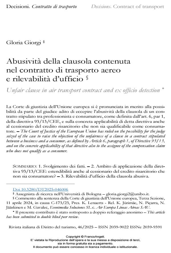 Anteprima articolo