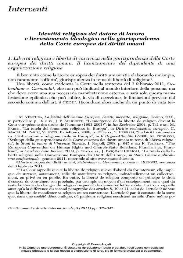 Anteprima articolo