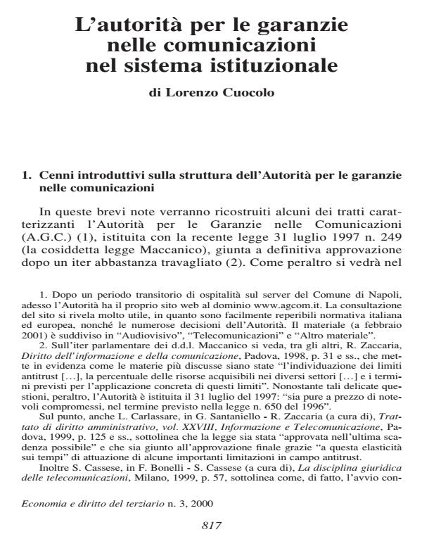 Anteprima articolo