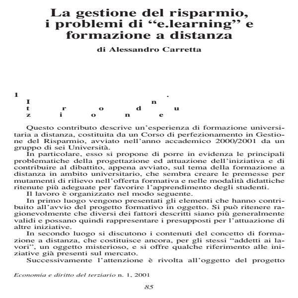 Anteprima articolo