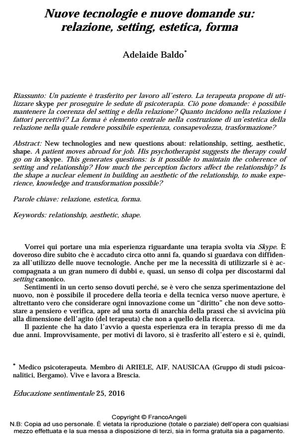 Anteprima articolo