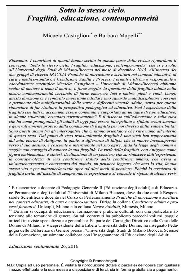 Anteprima articolo