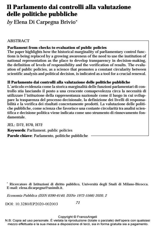 Anteprima articolo