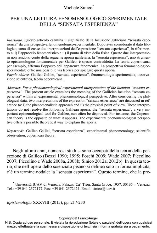 Anteprima articolo