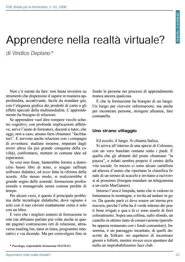 Anteprima articolo