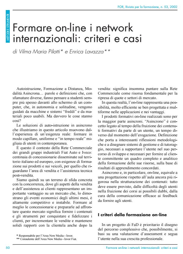 Anteprima articolo