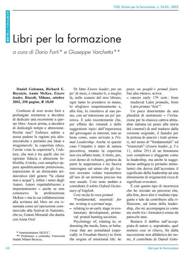 Anteprima articolo