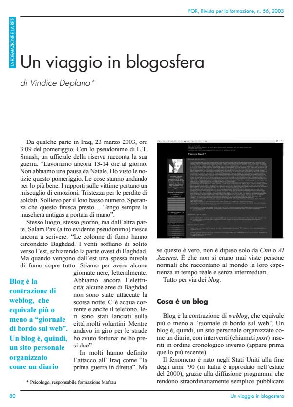 Anteprima articolo