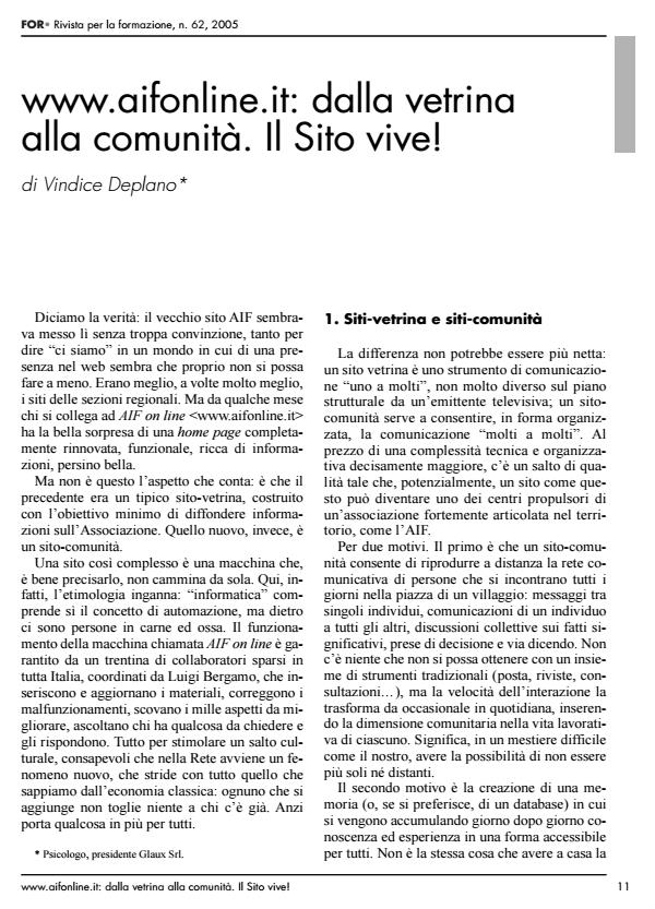 Anteprima articolo