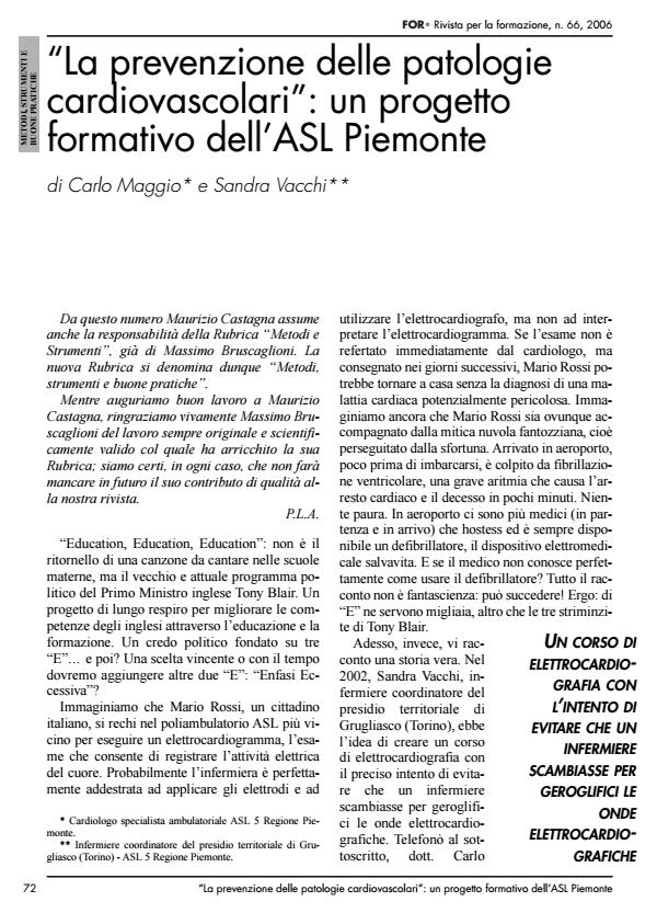 Anteprima articolo