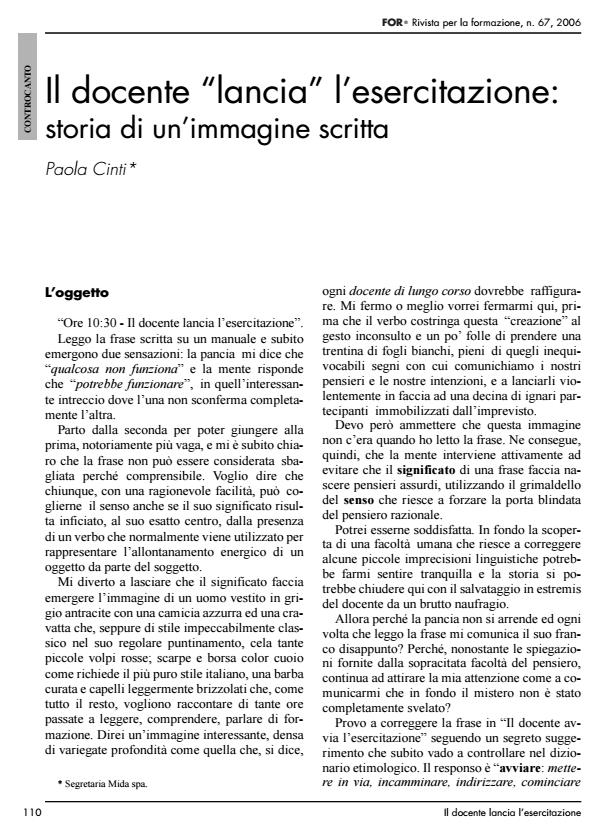 Anteprima articolo