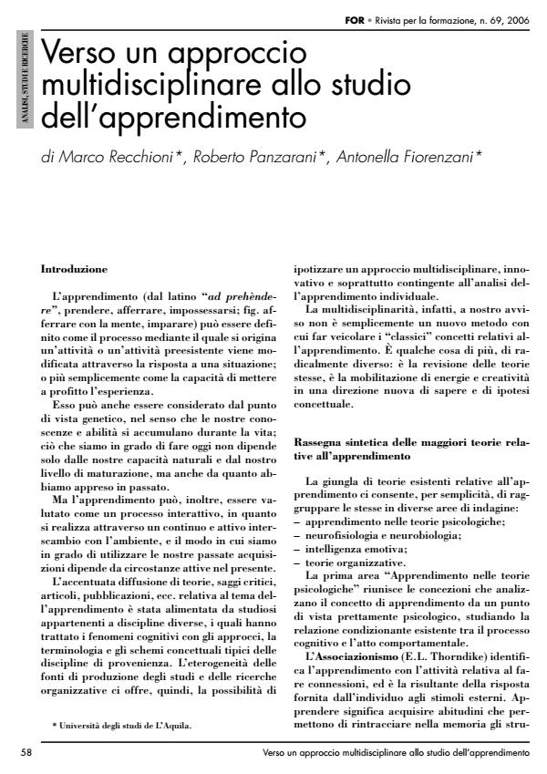 Anteprima articolo