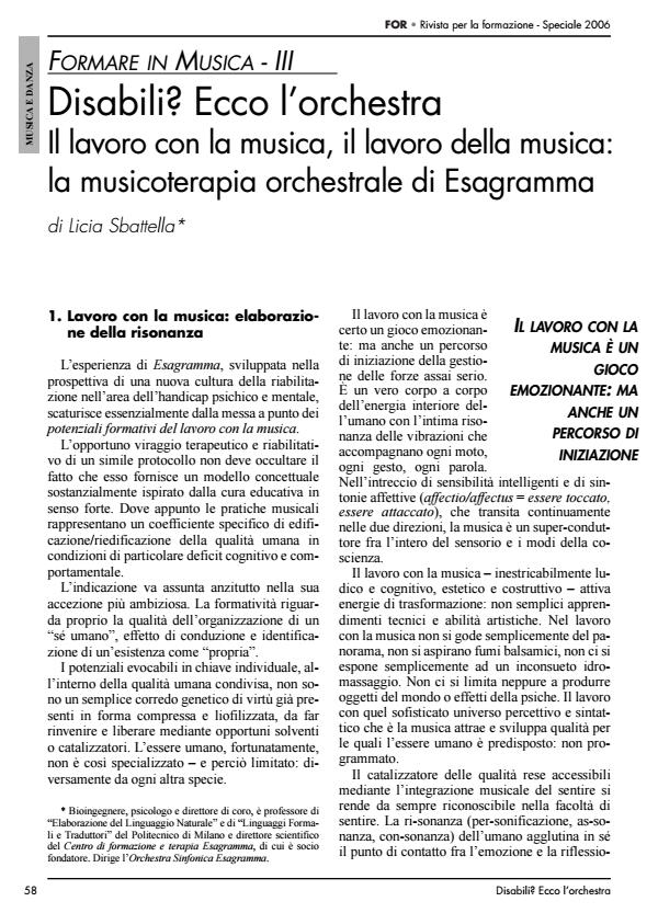 Anteprima articolo