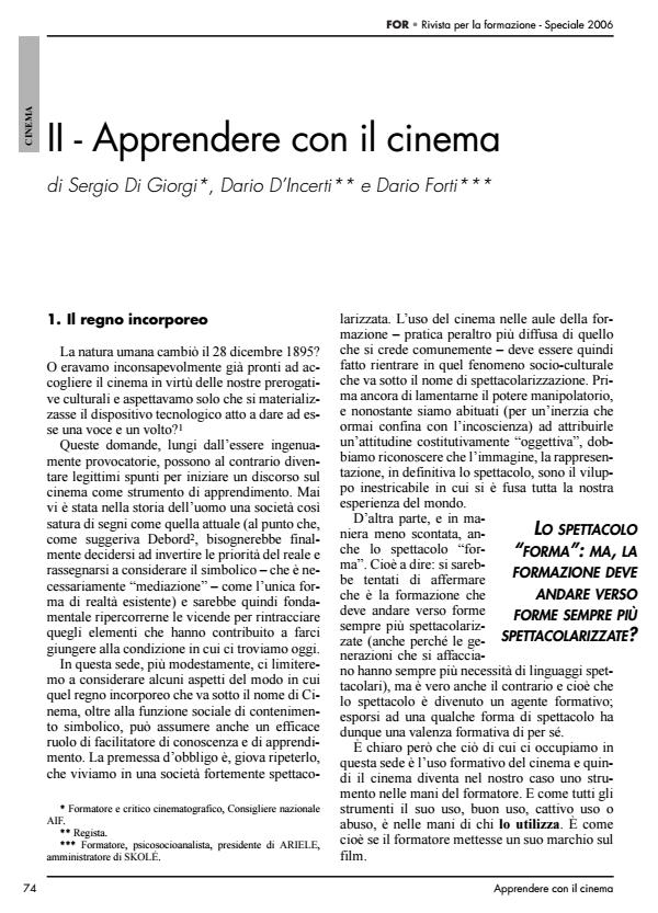 Anteprima articolo