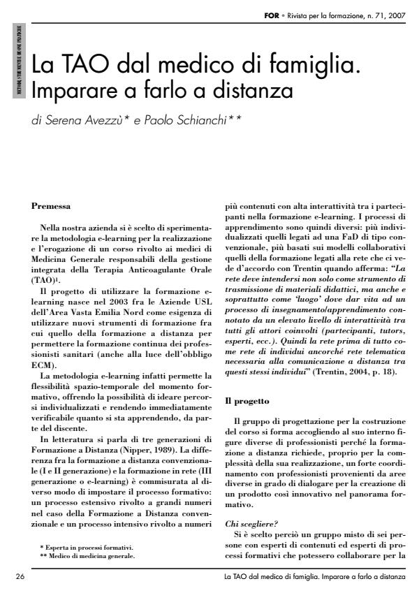 Anteprima articolo