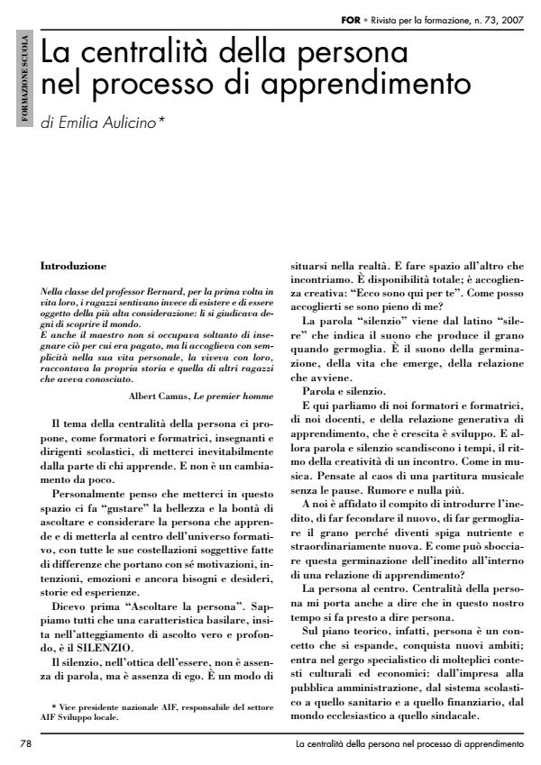 Anteprima articolo