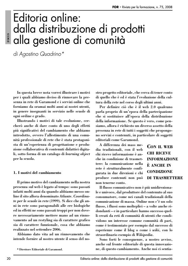 Anteprima articolo