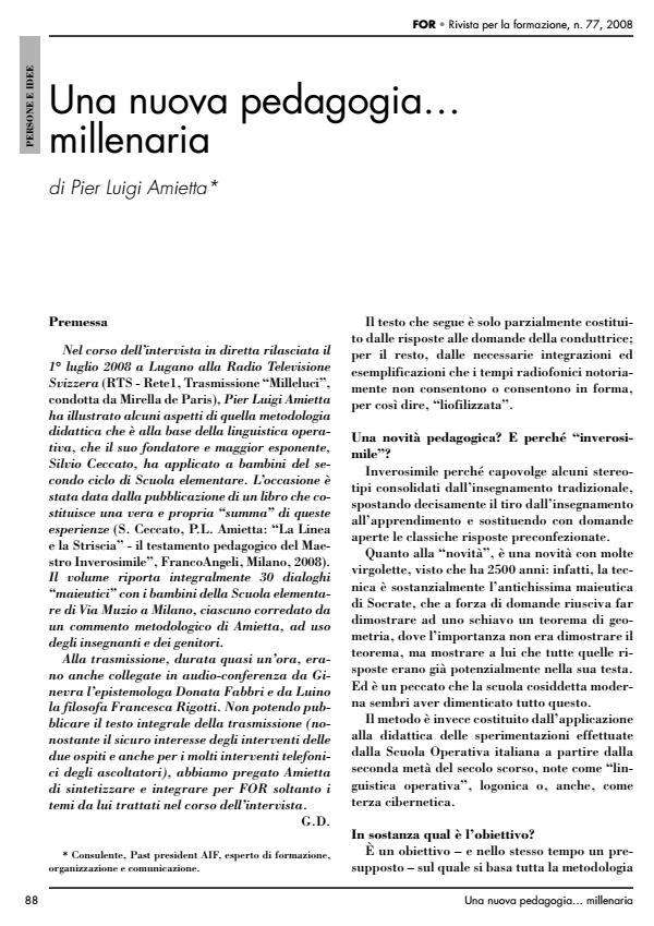 Anteprima articolo