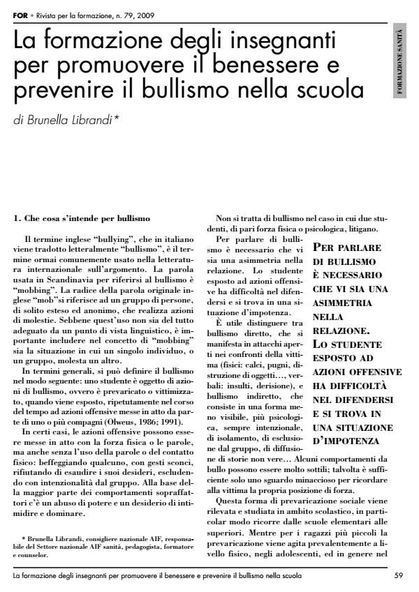 Anteprima articolo