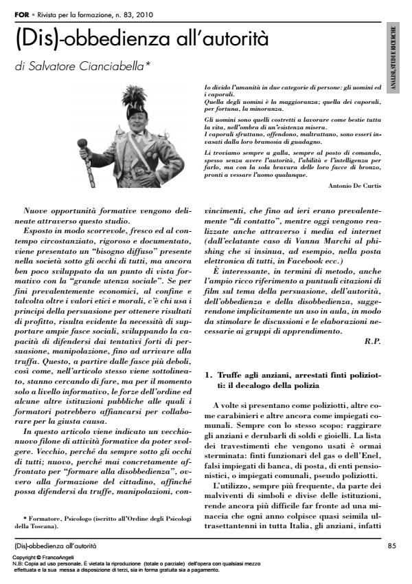 Anteprima articolo