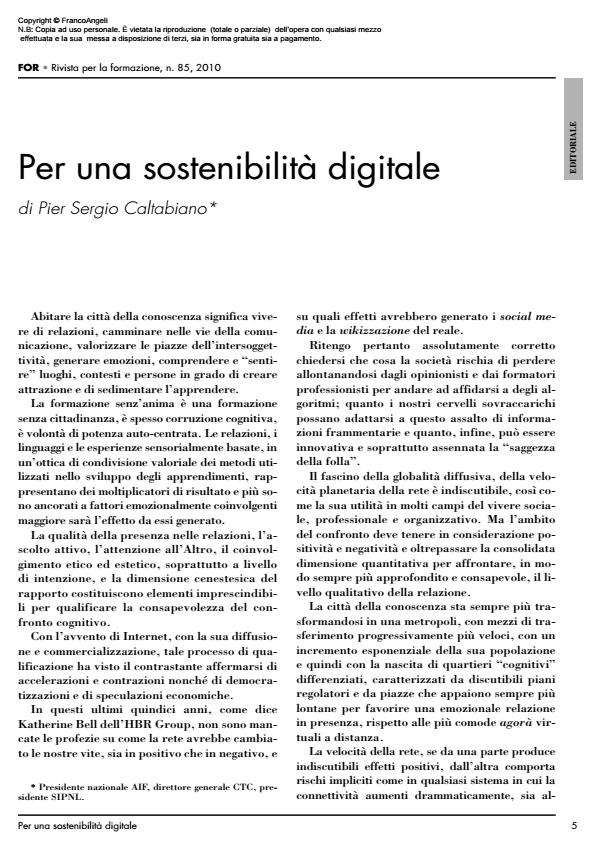 Anteprima articolo