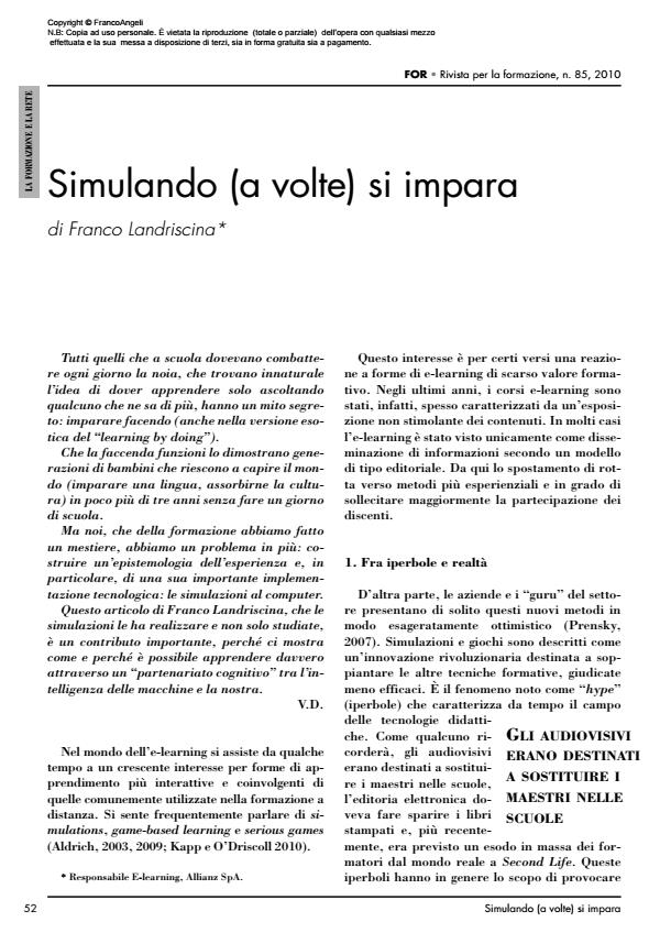 Anteprima articolo