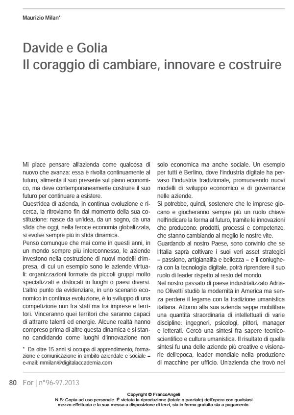 Anteprima articolo