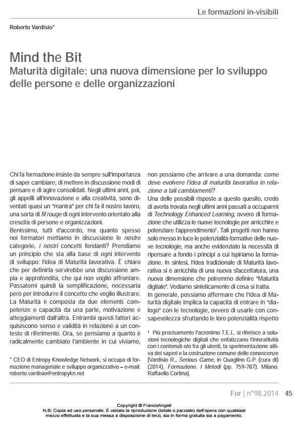 Anteprima articolo