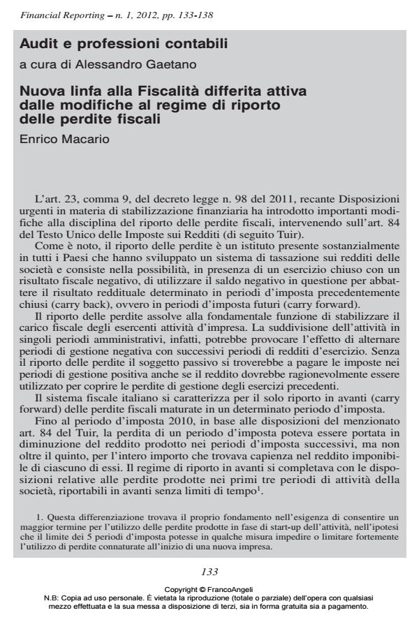 Anteprima articolo