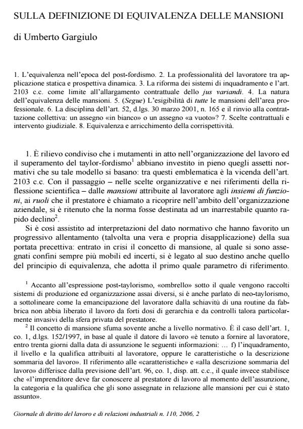 Anteprima articolo