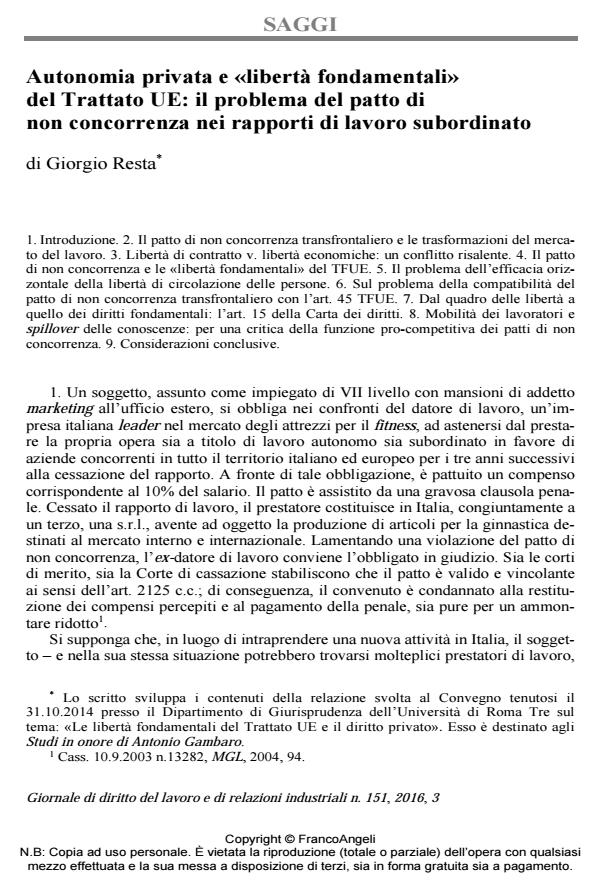 Anteprima articolo