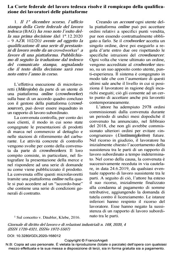 Anteprima articolo