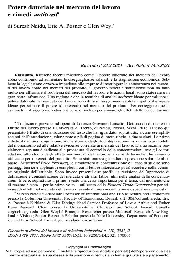 Anteprima articolo