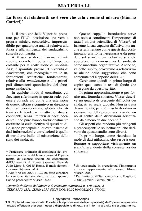 Anteprima articolo